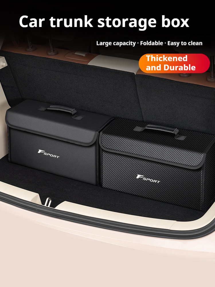 Car Trunk Organizer Foldable Storage Box - Boîte de rangement de coffre de