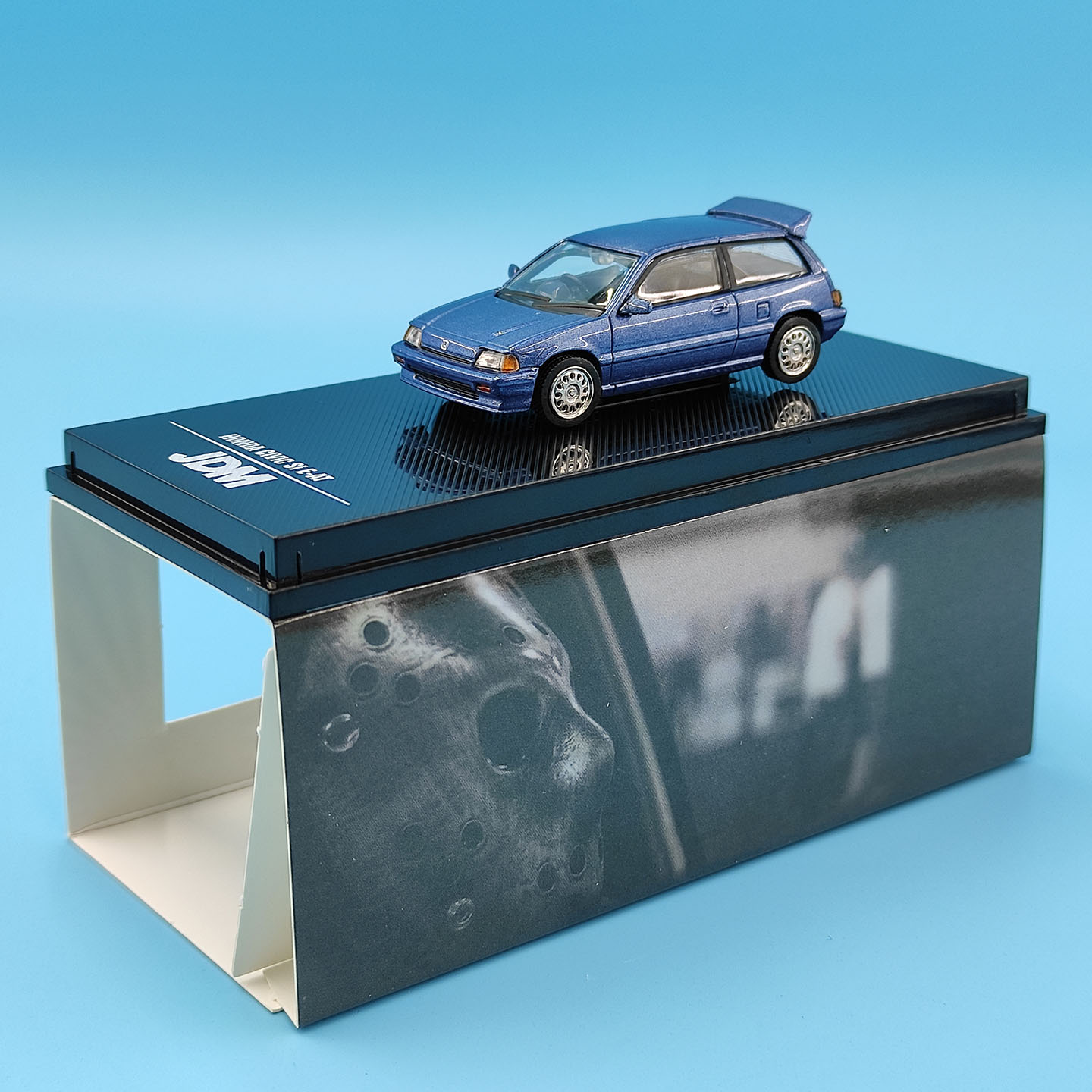 Car Care - Modèle de voiture en alliage bleu