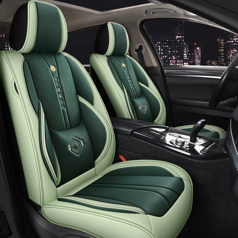 Leather Car Seat Covers Full Set Universal - Housses de siège de voiture en