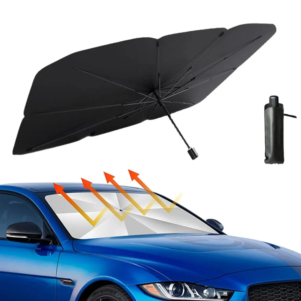 Car Sunshade Windshield Umbrella Foldable - Parasol pare-soleil portable pour pare-brise de