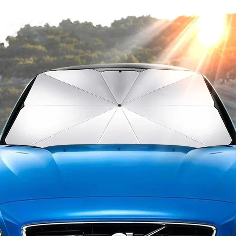Car Sunshade Windshield Umbrella Foldable - Pare-soleil pliable pour pare-brise de voiture,