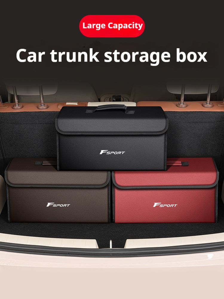 Boîte de rangement de coffre d - Car Trunk Organizer Foldable Storage Box avis et prix
