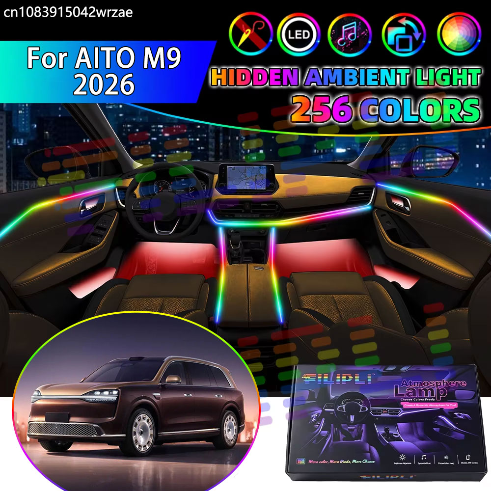 Pour AITO M9 2026 MK2, Bandes  - Led Ambient Interior Car Lights App Control avis et prix