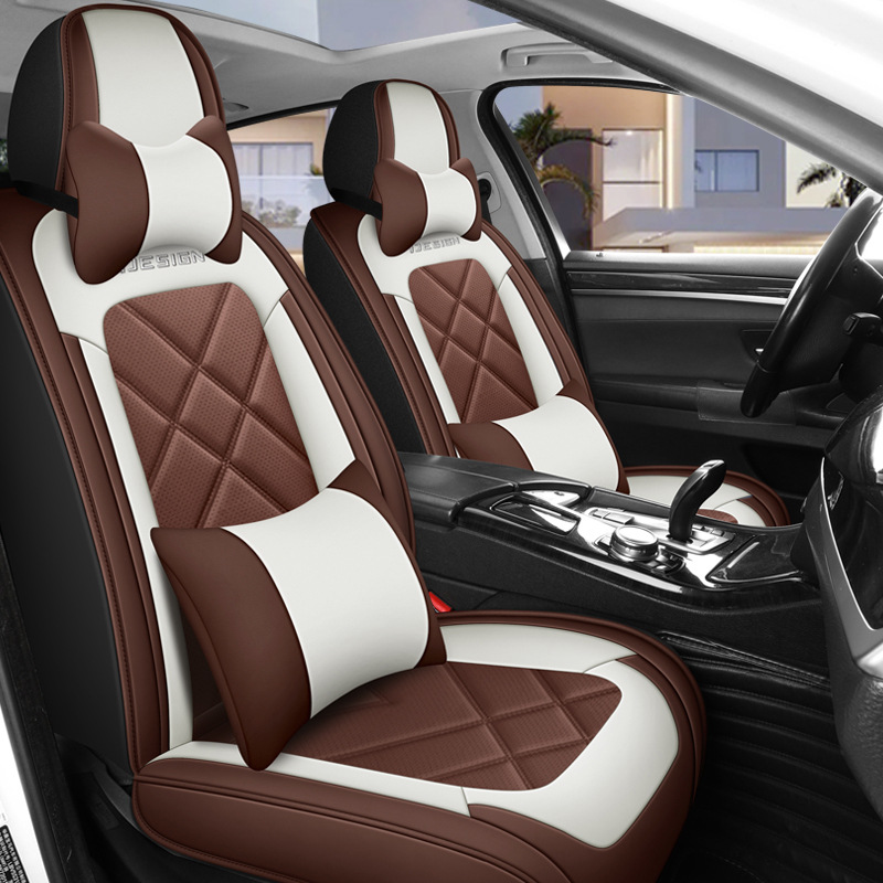 Couverture complète Style univ - Leather Car Seat Covers Full Set Universal avis et prix