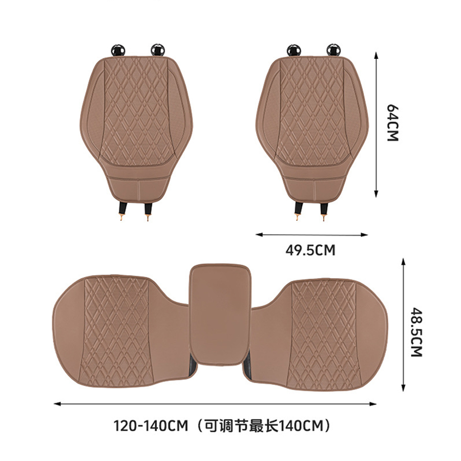 Housse de siège de voiture de  - Leather Car Seat Covers Full Set Universal avis et prix