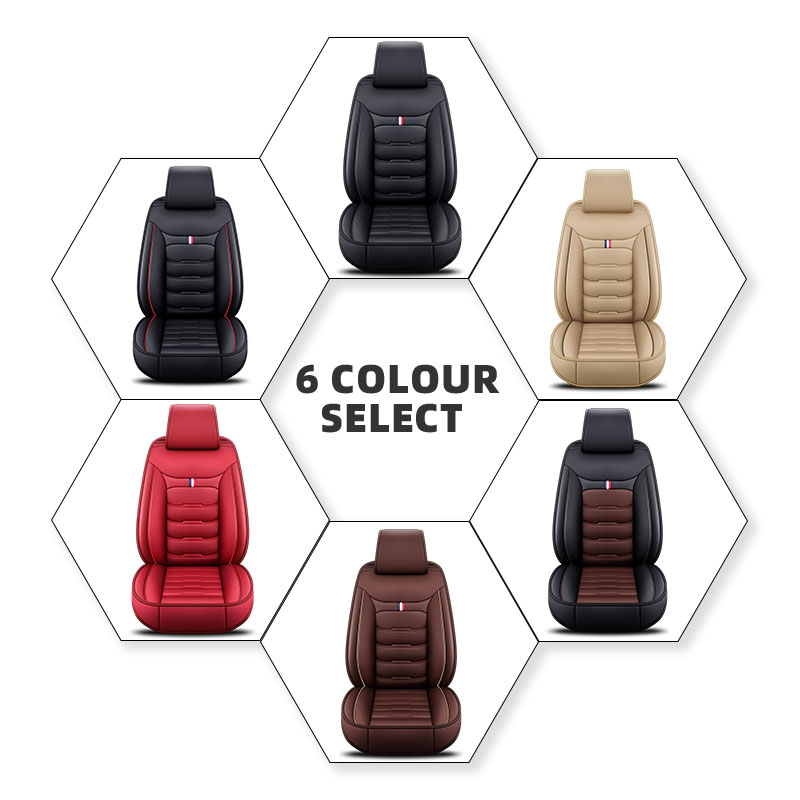 Housses de siège de voiture un - Leather Car Seat Covers Full Set Universal avis et prix