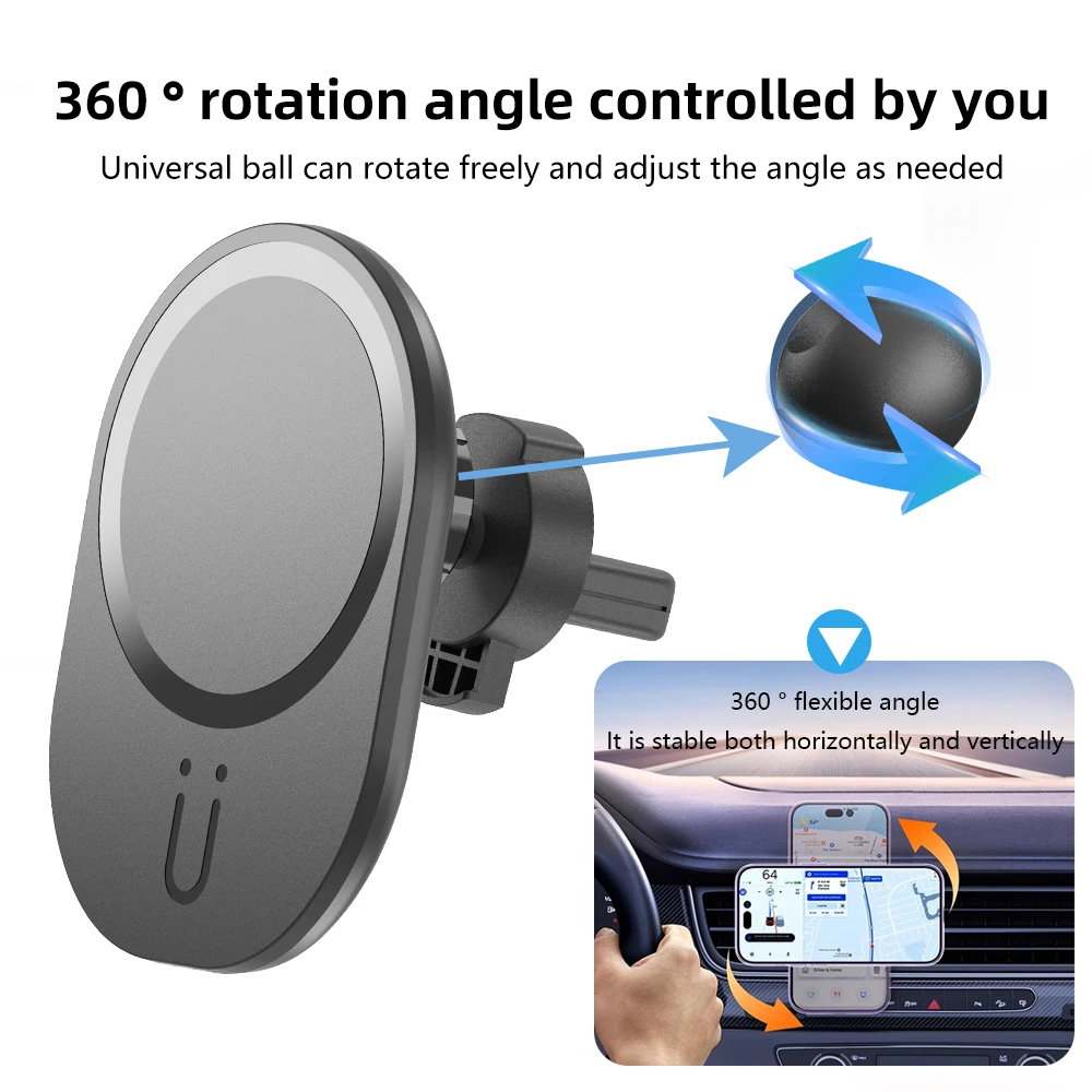 Mini chargeur de voiture magné - Magnetic Phone Holder For Car Vent avis et prix