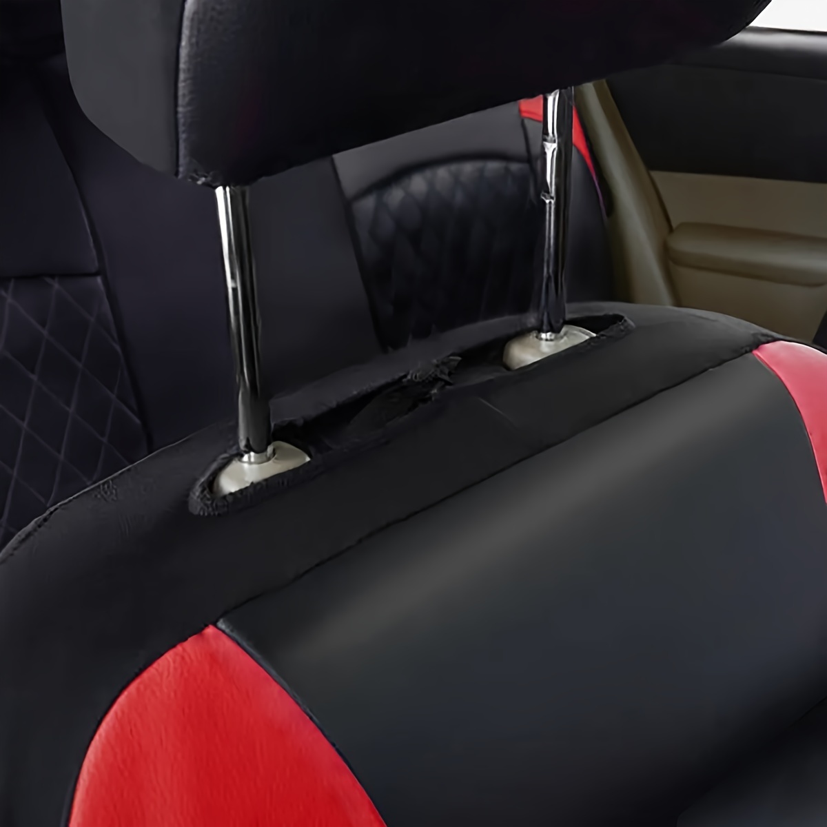 Housses de Siège Voiture Motif - Leather Car Seat Covers Full Set Universal avis et prix