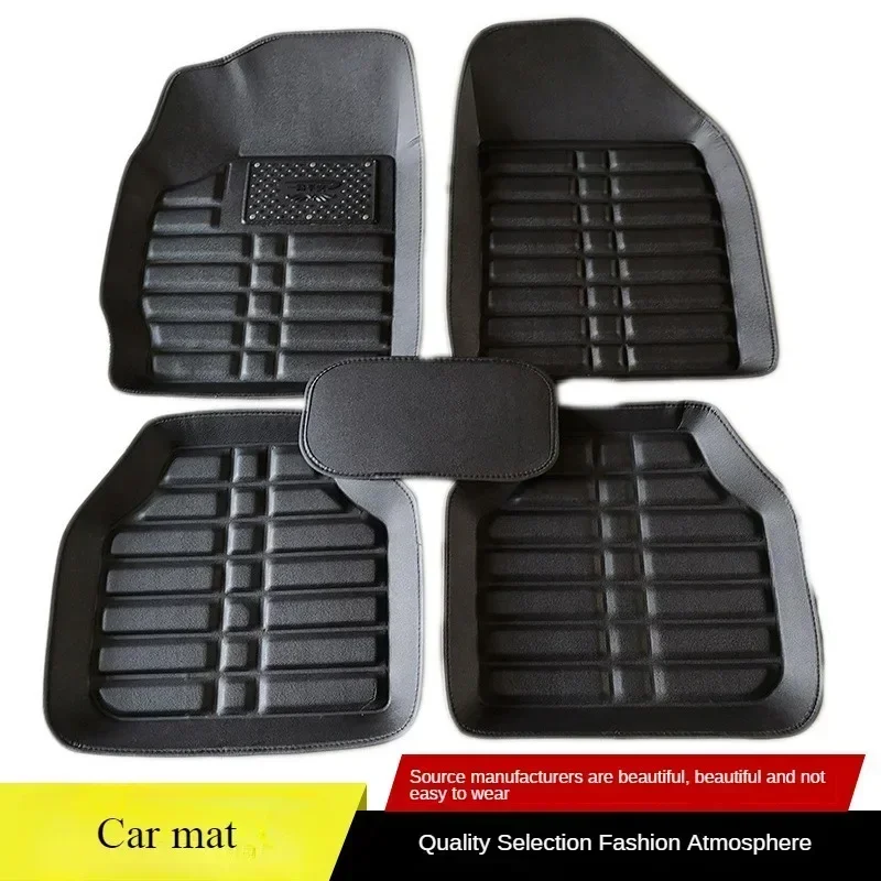 Tapis de sol de voiture en cui - Car Floor Mats Universal Waterproof Leather avis et prix