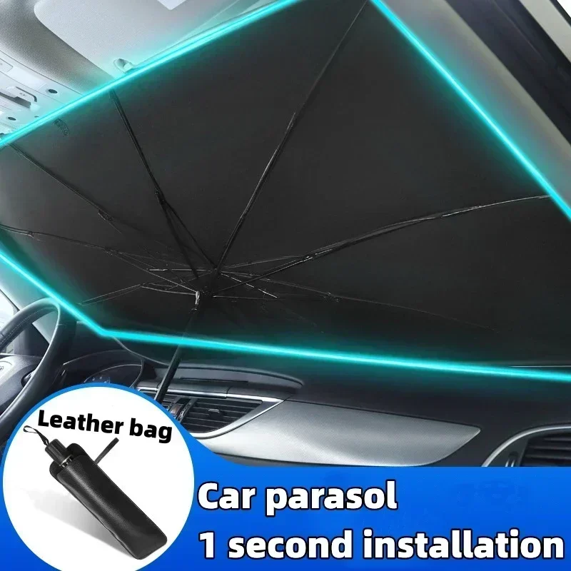Pare-soleil de voiture pliable - Car Sunshade Windshield Umbrella Foldable avis et prix