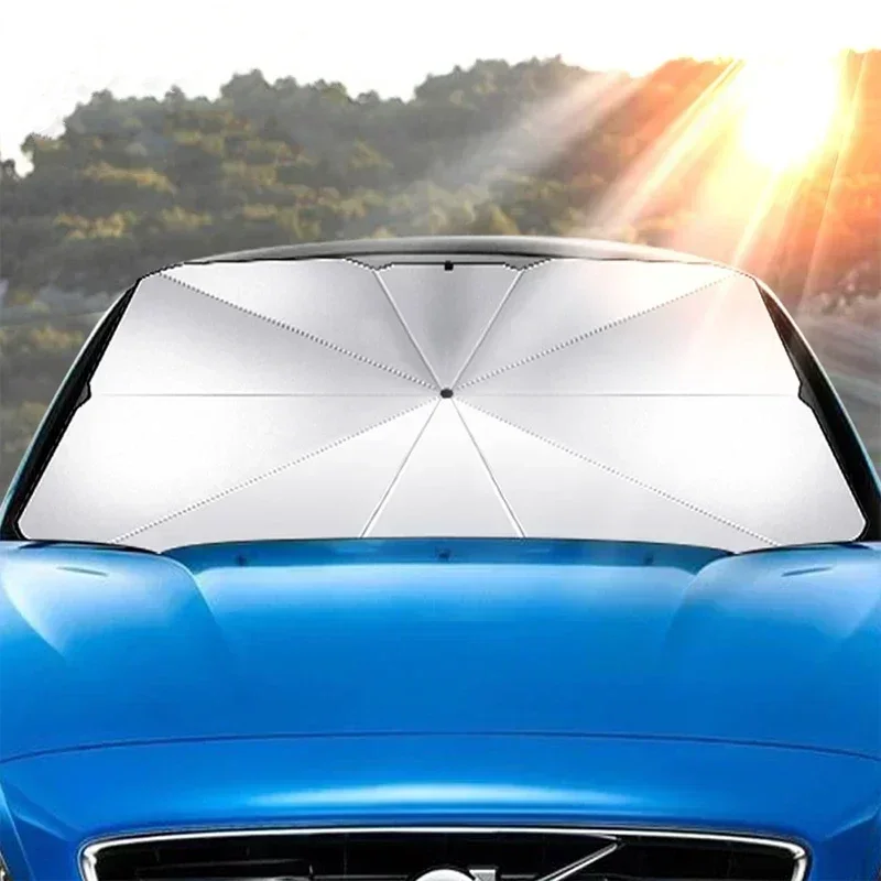 Pare-soleil de voiture pliable - Car Sunshade Windshield Umbrella Foldable avis et prix