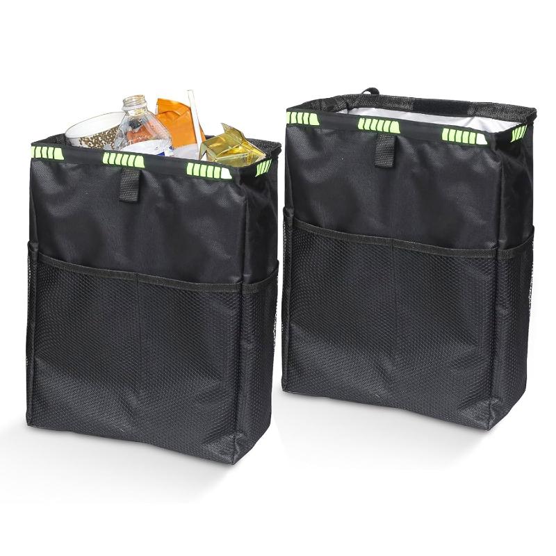 Poubelle de voiture sans perça - Waterproof Car Trash Can With Lid avis et prix