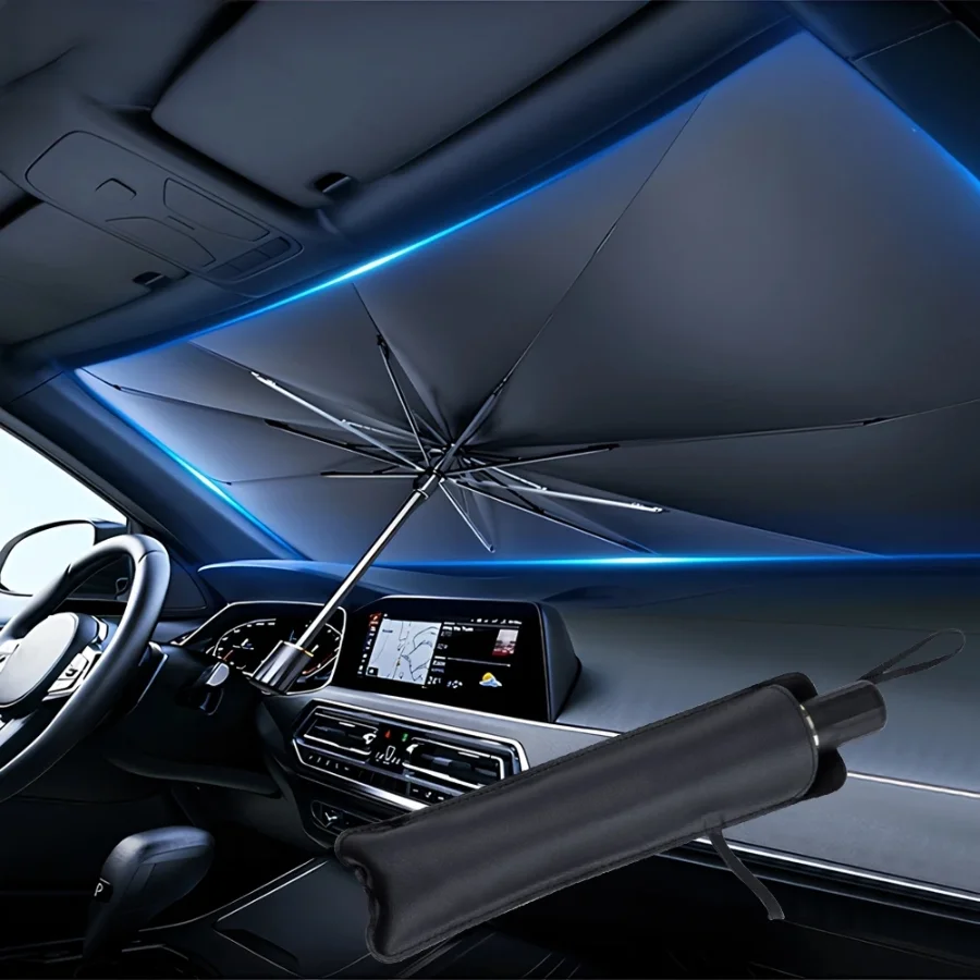 Pare-soleil pliable multifonct - Car Sunshade Windshield Umbrella Foldable avis et prix
