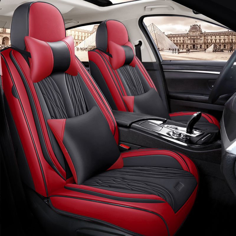Housses de siège de voiture en - Leather Car Seat Covers Full Set Universal avis et prix