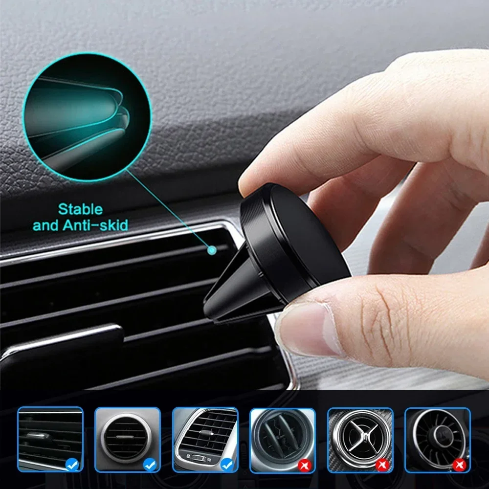 Support magnétique pour téléph - Magnetic Phone Holder For Car Vent avis et prix