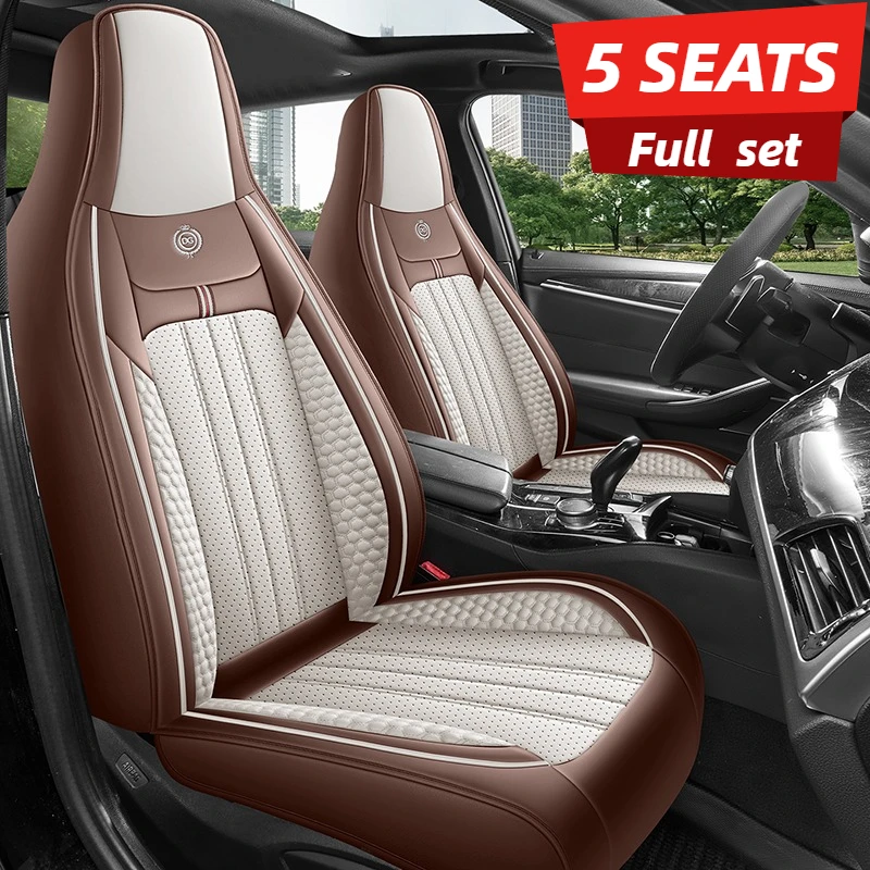 Ensemble de housses de siège d - Leather Car Seat Covers Full Set Universal avis et prix