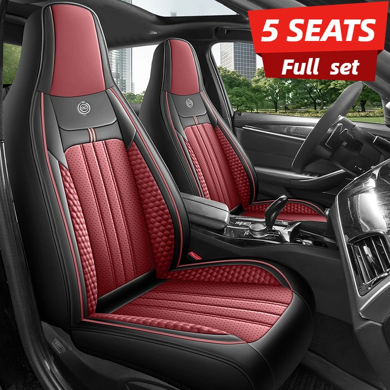 Ensemble de housses de siège d - Leather Car Seat Covers Full Set Universal avis et prix