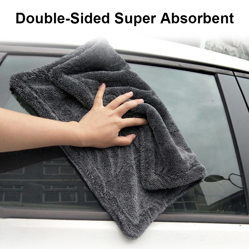 Lot de 1 à 3 serviettes en mic - Microfiber Car Drying Towel Super Absorbent avis et prix