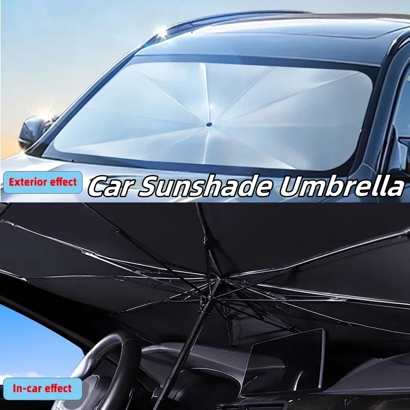 Pare-soleil de voiture, pare-b - Car Sunshade Windshield Umbrella Foldable avis et prix