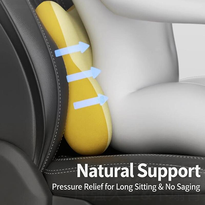 Ensemble de soutien lombaire e - Memory Foam Car Neck Pillow Lumbar Support avis et prix
