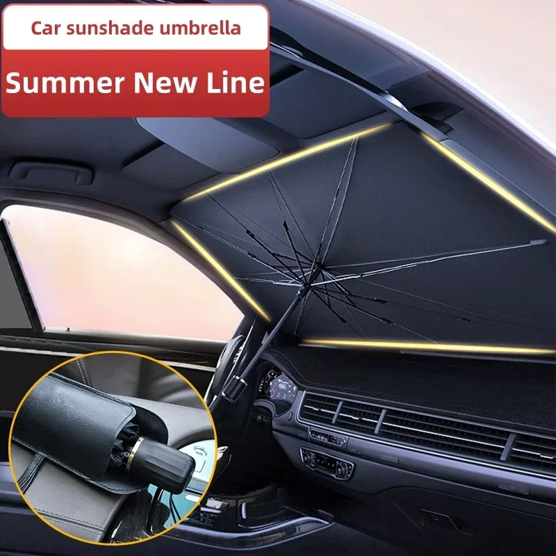 Parasol pare-soleil portable p - Car Sunshade Windshield Umbrella Foldable avis et prix