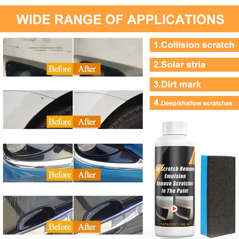 Dissolvant de rayures de voitu - Car Scratch Repair Polishing Wax Paste avis et prix